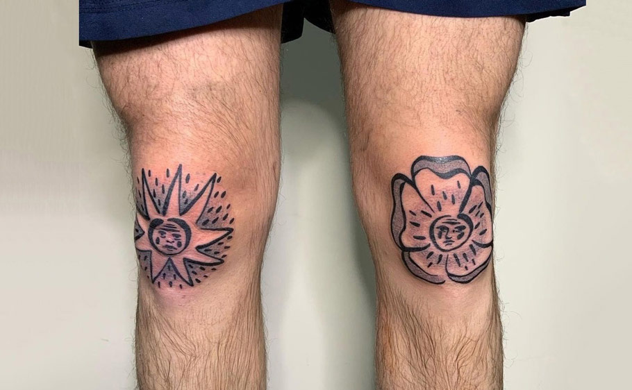  A-knee-Tattoo